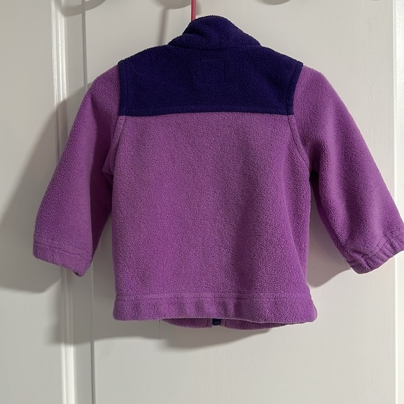 Children’s Place 12 Month Girls Purple Fleece Jacket - Picture 5 of 5
